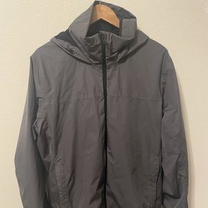 Adidas Zip Up Jacket Hoodie Size Large Men’s Grey